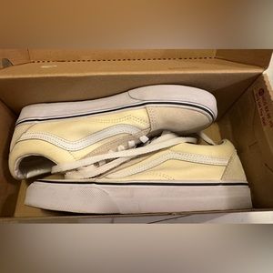 Vans old skool beige shoes